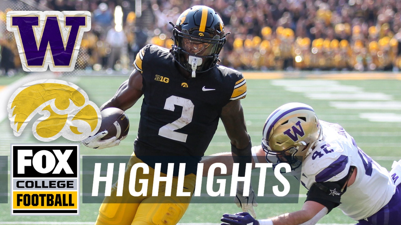 Washington Huskies vs. Iowa Hawkeyes Highlights | FOX College Football