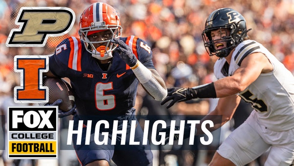 Purdue Boilermakers vs. No. 23 Illinois Fighting Illini Highlights | FOX College Football