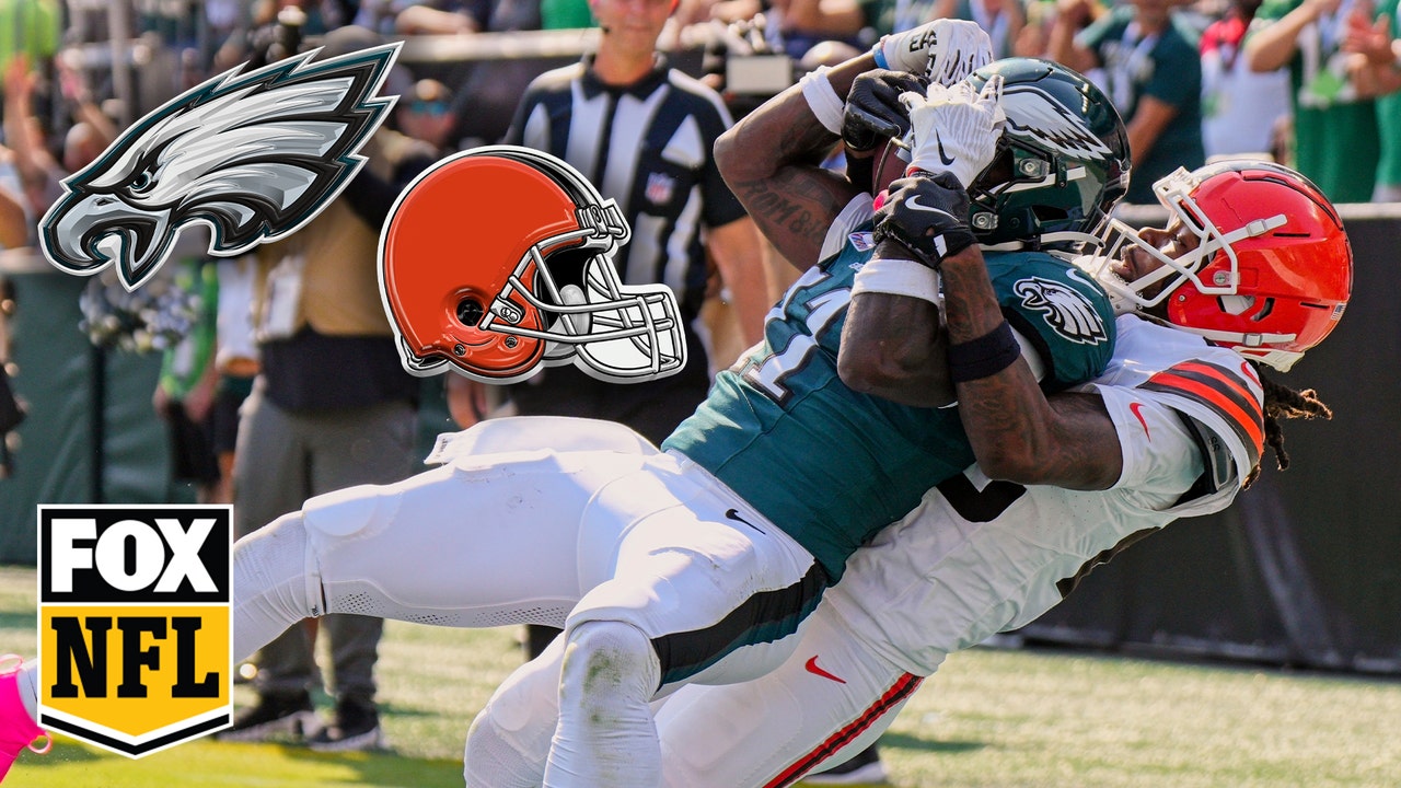  Dave Helman, Jonathan Vilma and Kenny Albert speak on Eagles' close win