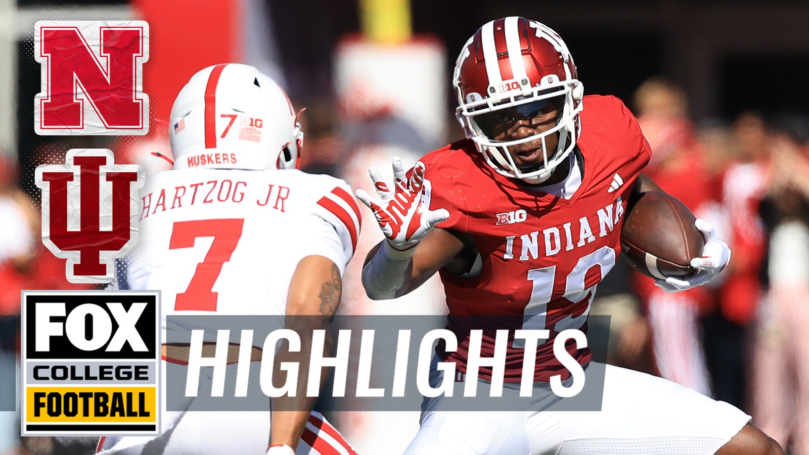 Nebraska Cornhuskers vs. No. 16 Indiana Hoosiers highlights 