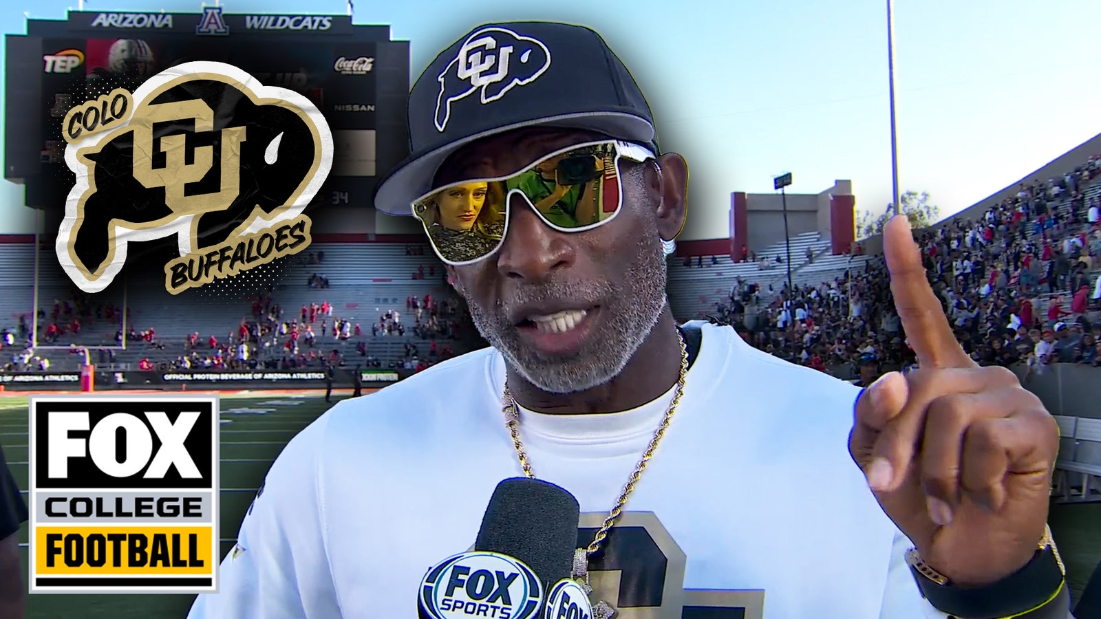 Deion Sanders breaks down Colorado's DOMINANT 34-7 win over Arizona | CFB on FOX