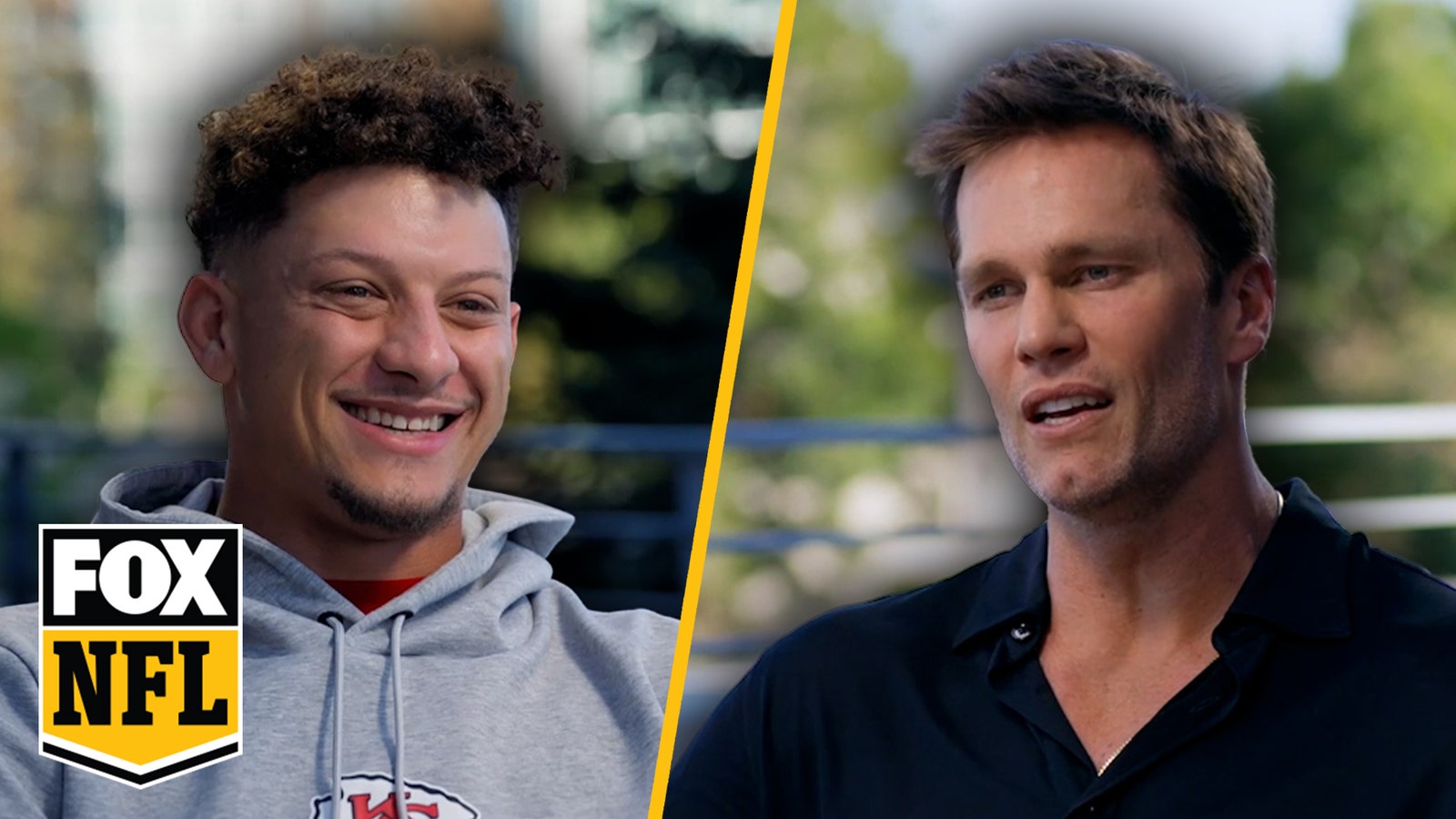 Tom Brady i Patrick Mahomes rozmawiają o Super Bowl, rodzinie i nie tylko