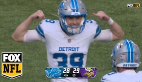 Lions' Jake Bates makes a 44-YARD GAME-WINNING FG against Vikings | NFL Highlights