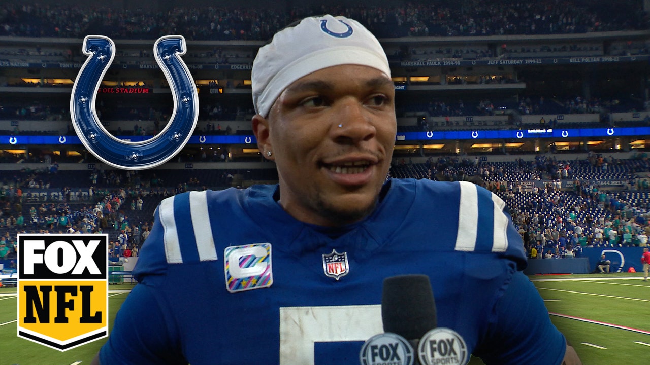 Colts' Anthony Richardson on cutting his hair and win over Dolphins | NFL on FOX