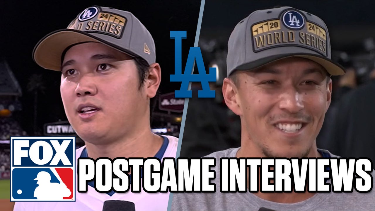 Dodgers win NLCS: Shohei Ohtani, Mookie Betts, Tommy Edman & more Postgame Interviews | MLB on FOX