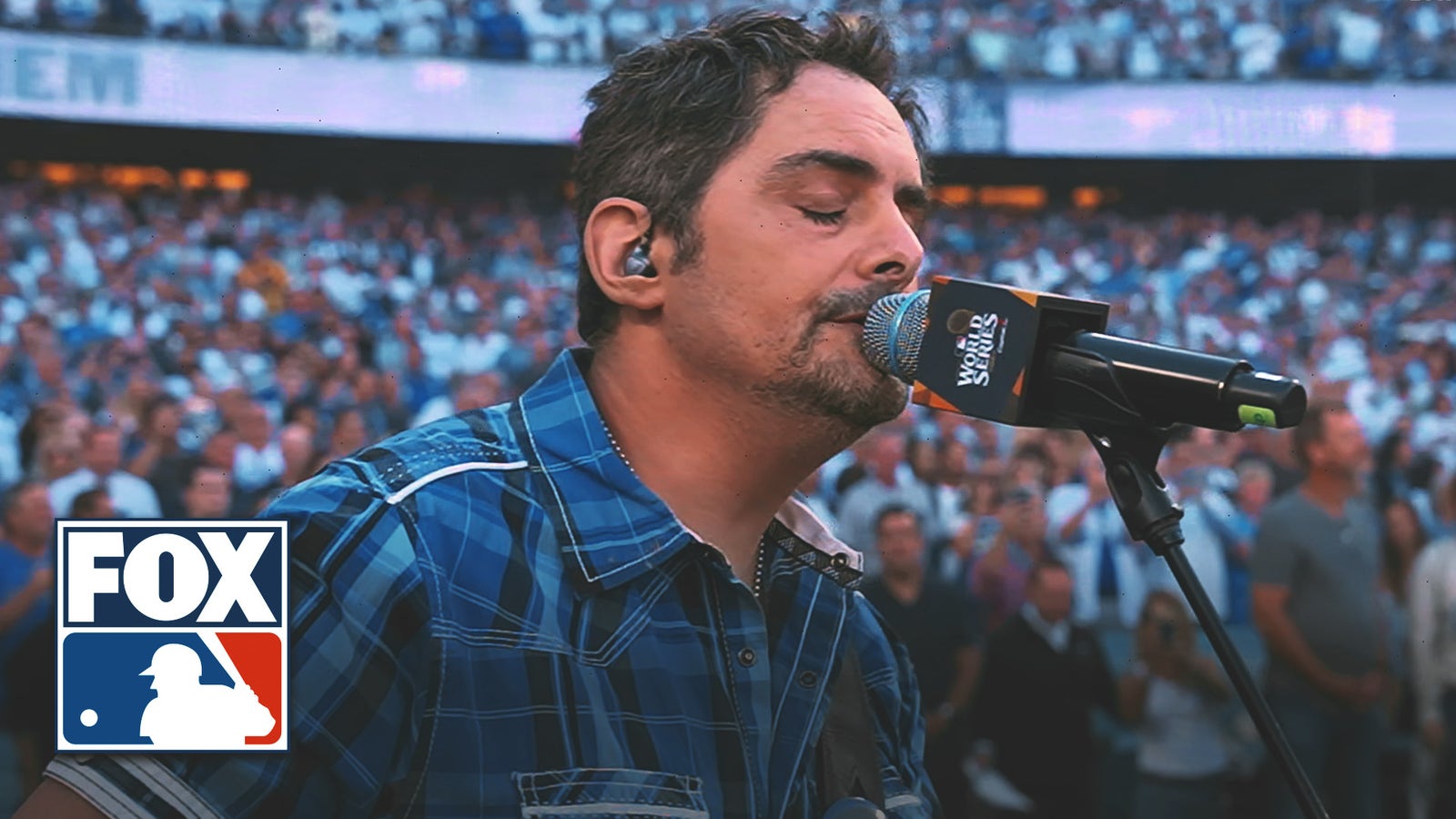 Brad Paisley sings the national anthem before Game 1 Yankees vs. Dodgers | MLB on FOX