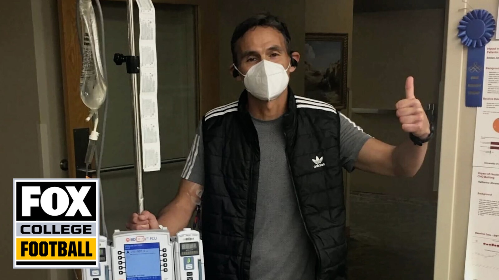 Nevada OC Matt Lubick walks a marathon on Day 1 of Chemotherapy | CFB on FOX