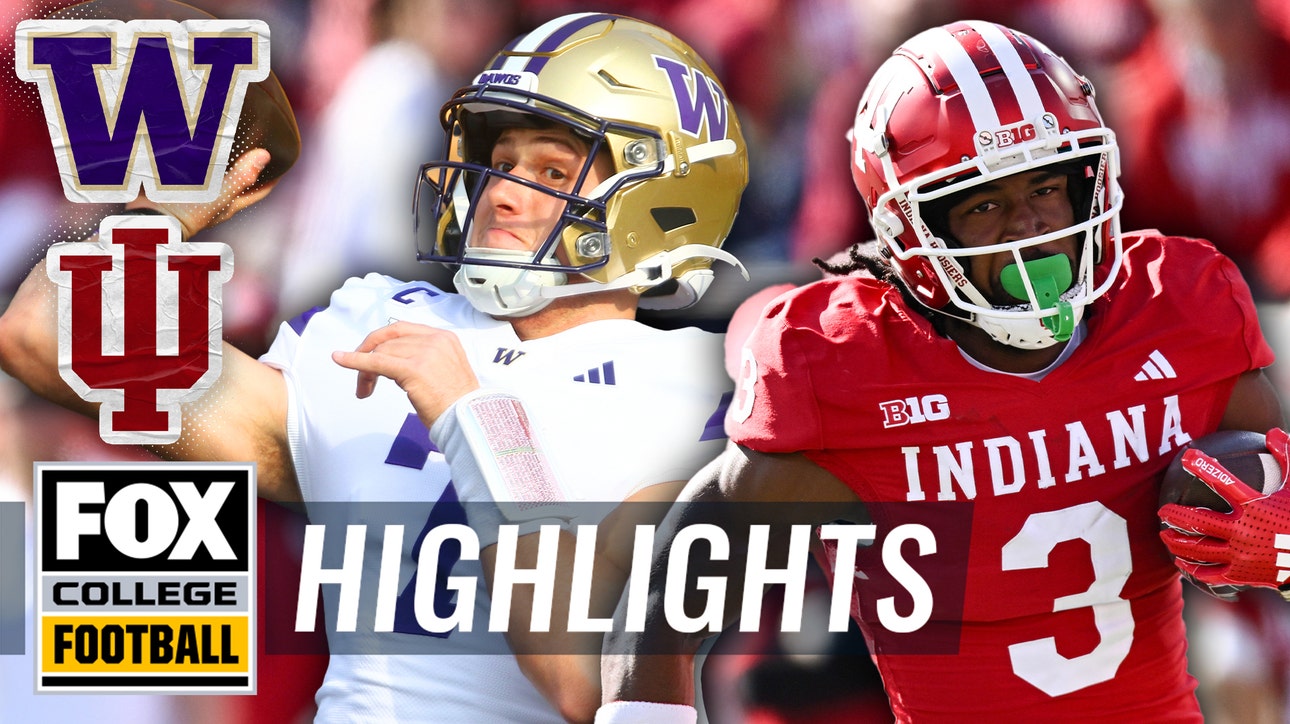 Washington Huskies vs. Indiana Hoosiers Highlights | FOX College Football