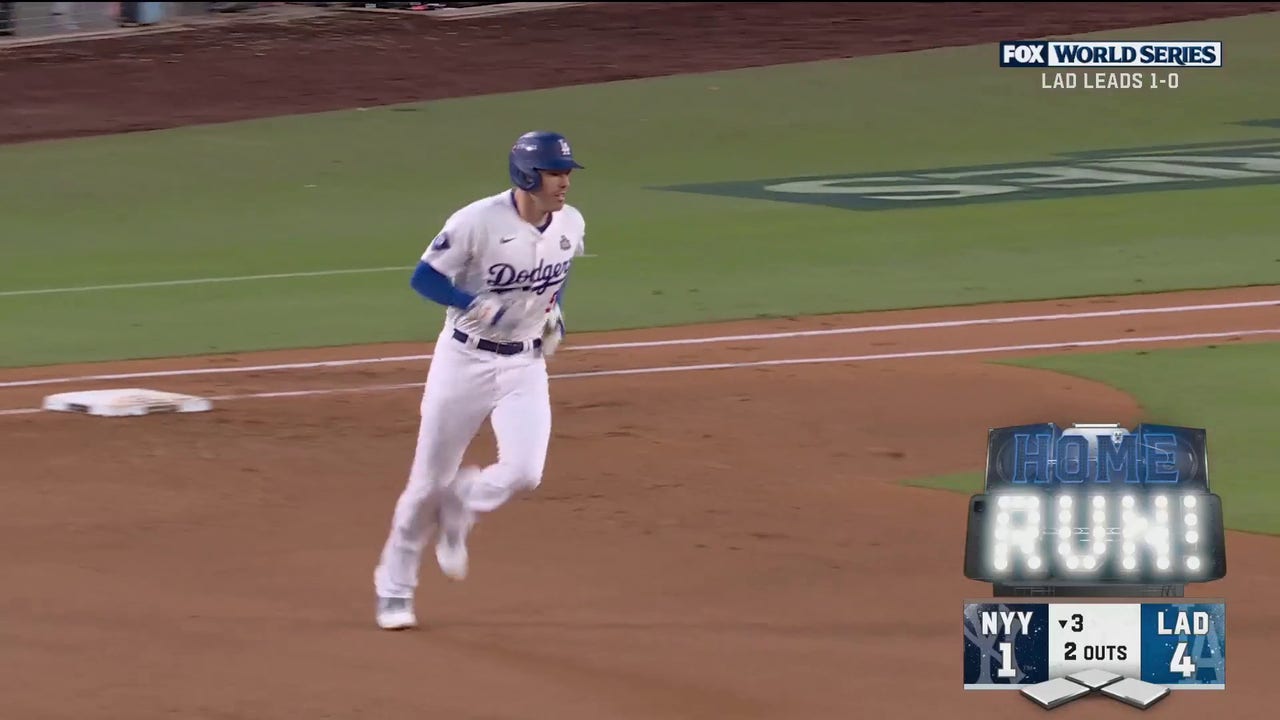 Teoscar Hernández & Freddie Freeman crush back-to-back homers to give Dodgers a 4-1 lead over Yankees