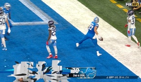 RB David Montgomery finds Sam LaPorta for a three-yard TD to extend Lions' lead over Titans