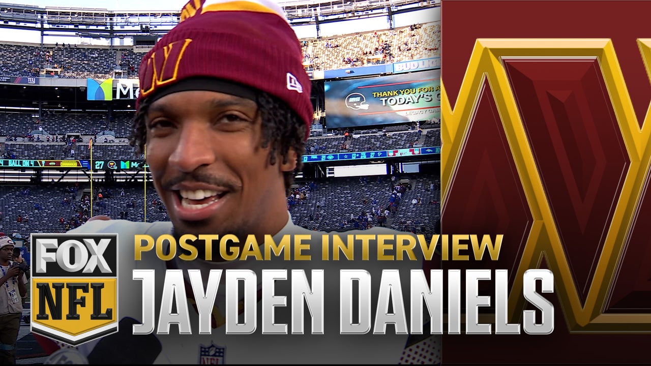 Jayden Daniels Credits Commanders' 'Hunger To Win' For Win Over Giants ...