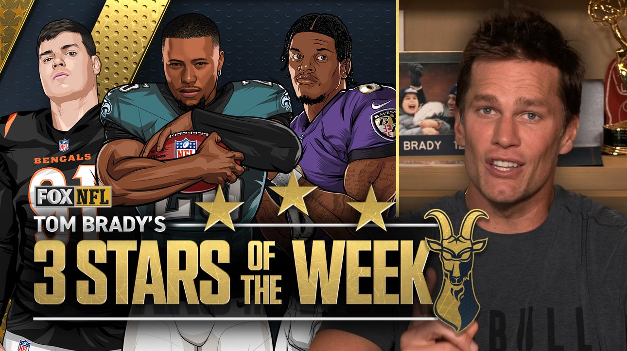 Tom Brady’s 3 Stars of Week 9: Saquon Barkley, Trey Hendrickson, Lamar Jackson | DIGITAL EXCLUSIVE