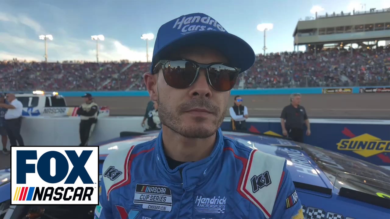 Kyle Larson on the hard-racing on the final restart | NASCAR on FOX