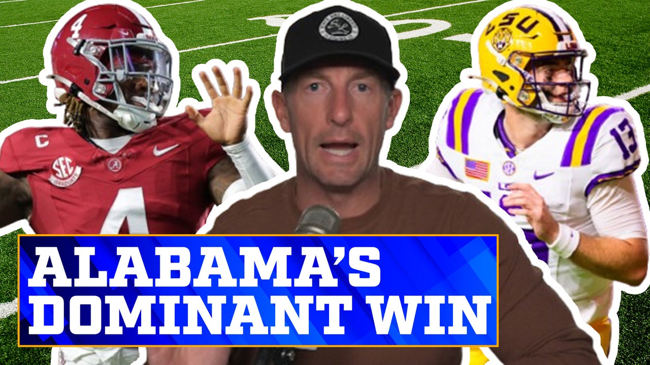 Alabama blows out LSU 42-13 in a dominant win | Joel Klatt Show