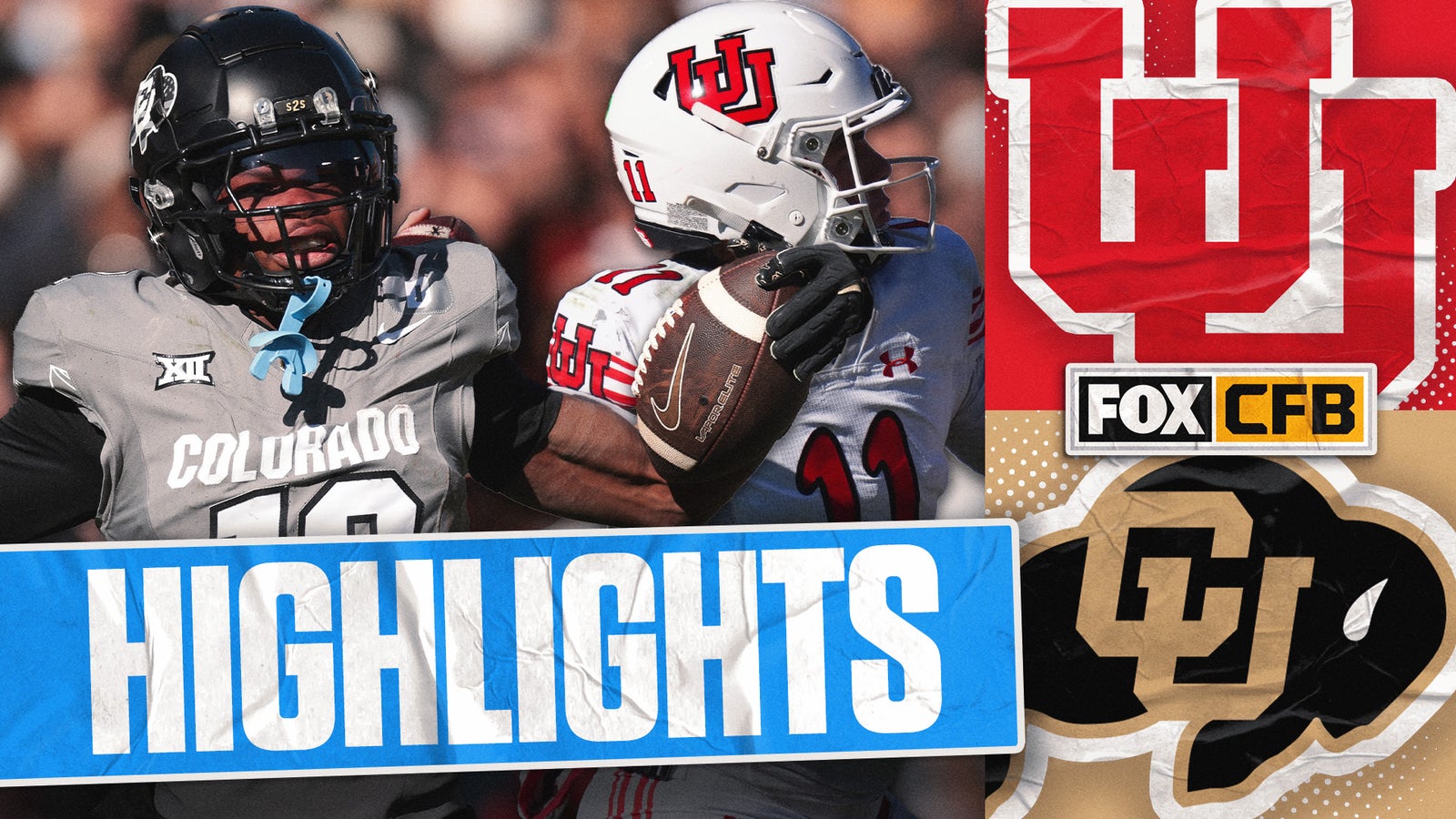 Utah Utes versus nr. 17 Colorado Buffaloes Hoogtepunten | FOX CFB