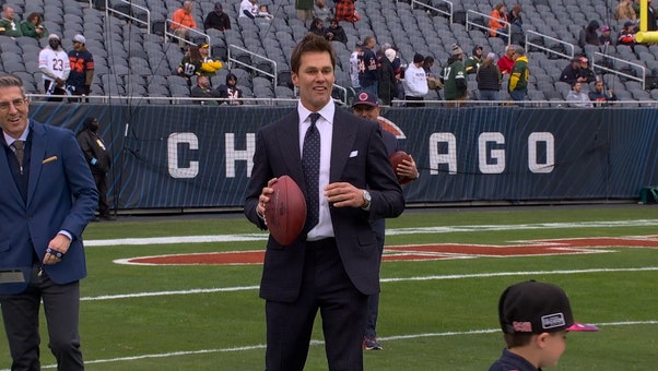 Behind-the-scenes: Tom Brady plays catch with a young fan | NFL on FOX