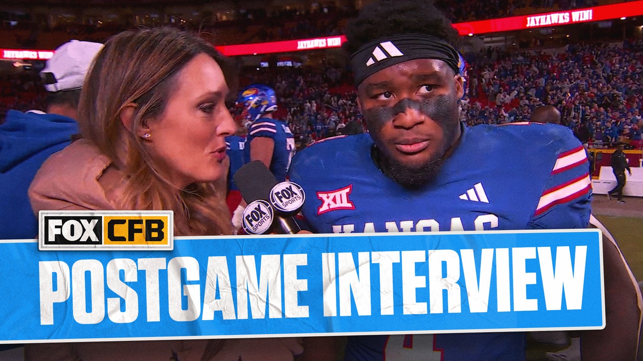 Kansas' Devin Neal on defeating Colorado, four touchdown performance | CFB on FOX