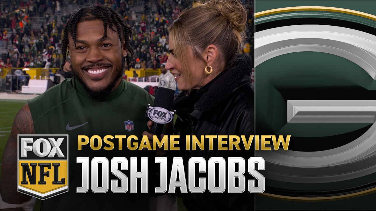 Packers' Josh Jacobs on scoring three touchdowns vs. 49ers – 'I just be out there playing'