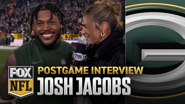 Packers' Josh Jacobs on scoring three touchdowns vs. 49ers – 'I just be out there playing'