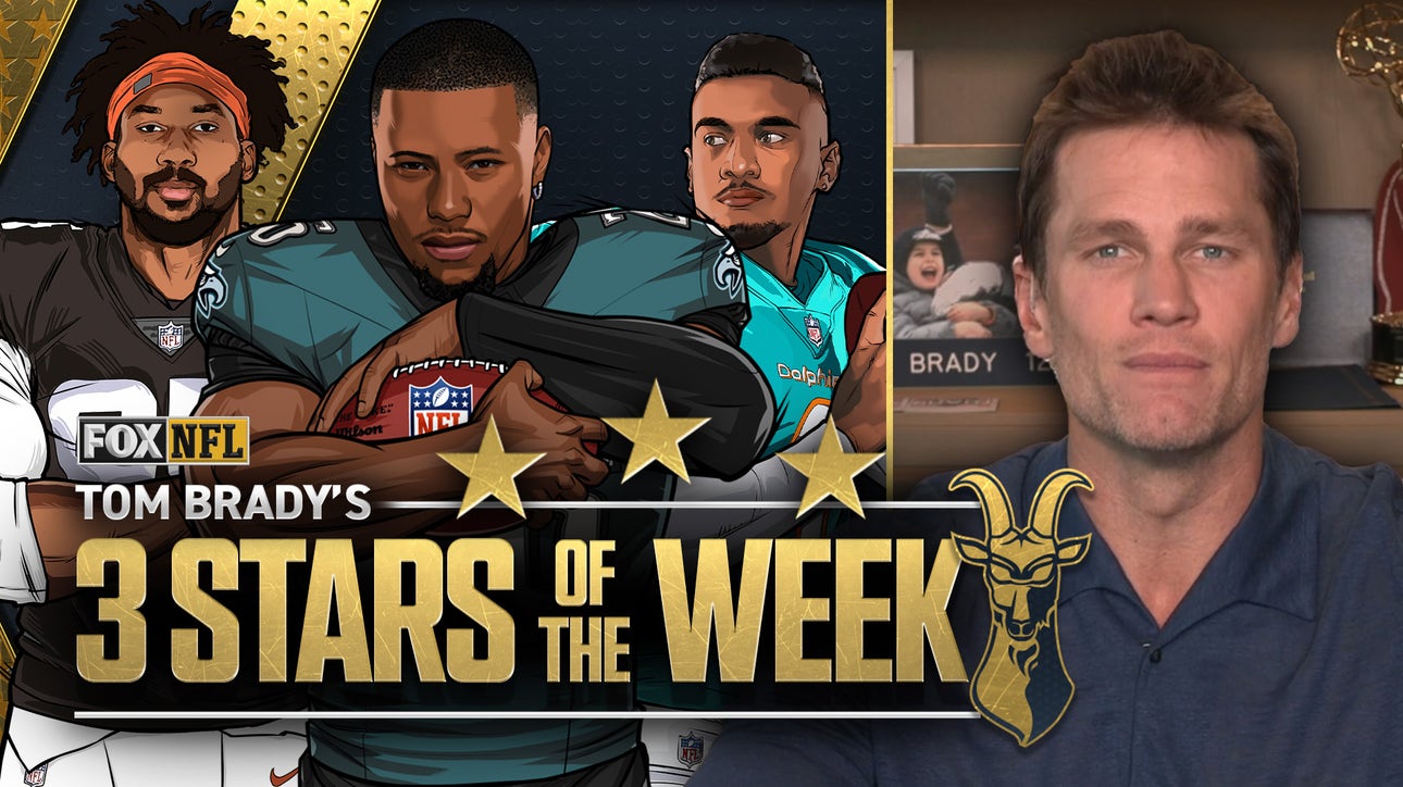 Tom Brady’s 3 Stars of Week 12: Saquon Barkley, Myles Garrett, Tua Tagovailoa | DIGITAL EXCLUSIVE