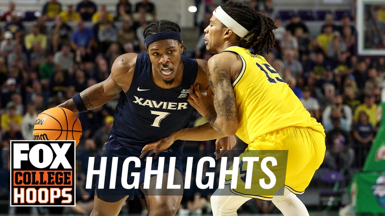 No. 22 Xavier Musketeers vs. Michigan Wolverines Highlights | FOX College Hoops