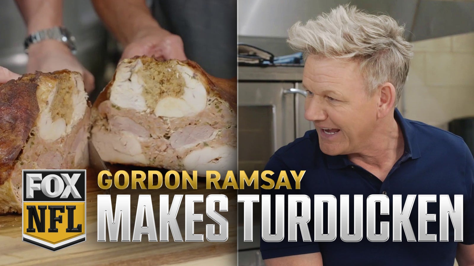 Gordon Ramsay learns how to make Turducken | NFL on FOX