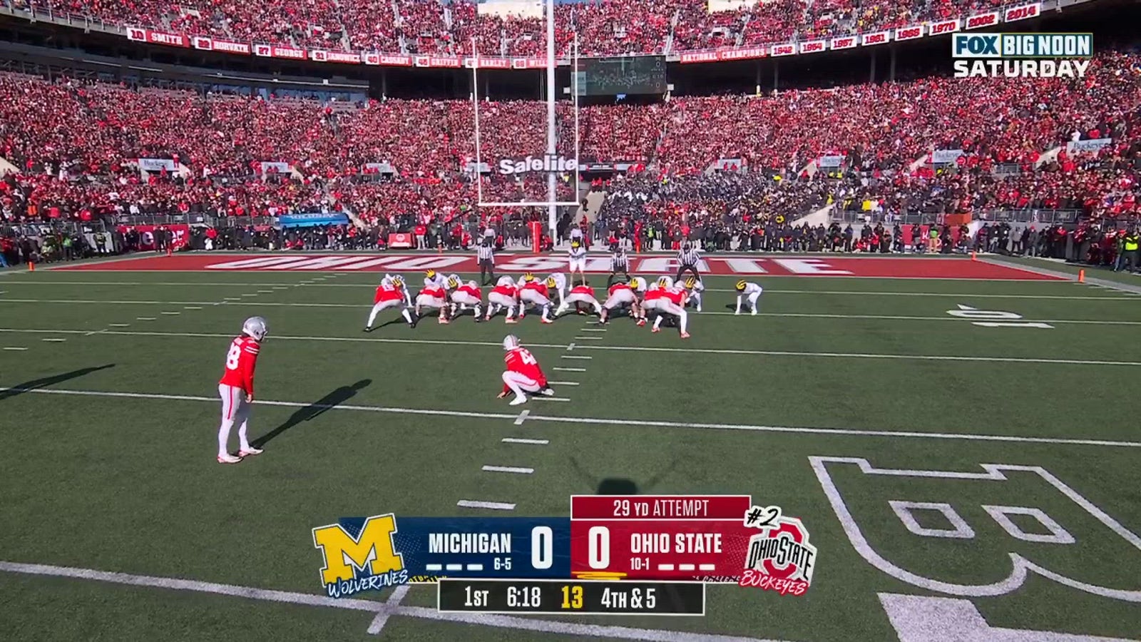 Michigan Wolverines vs. Ohio State Buckeyes Highlights | FOX CFB