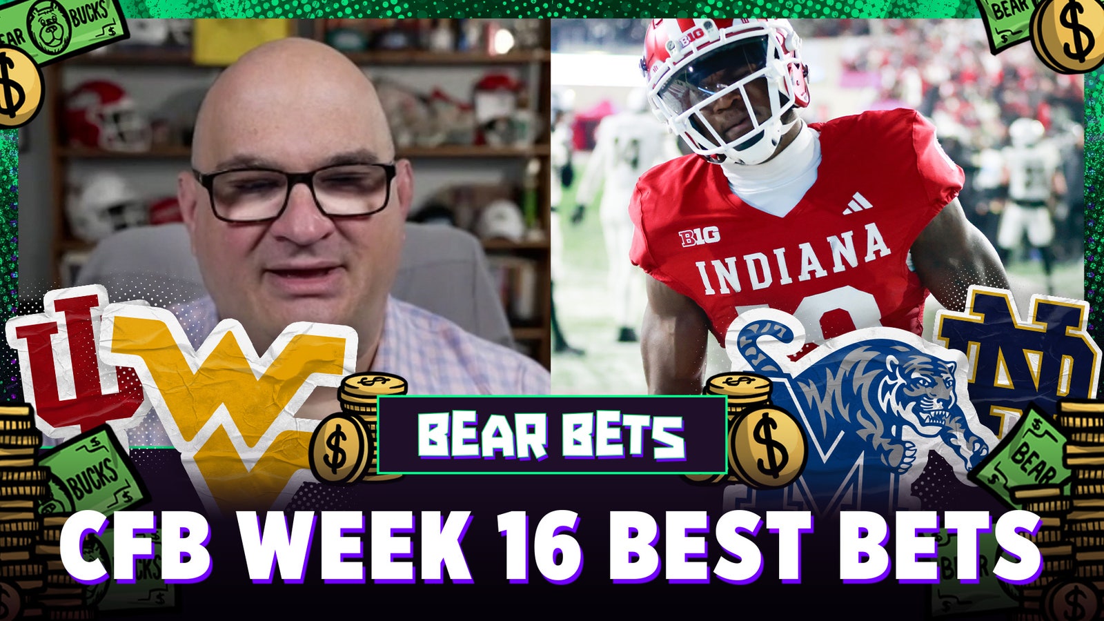 Best bets on Indiana vs Notre Dame, Memphis vs West Virginia