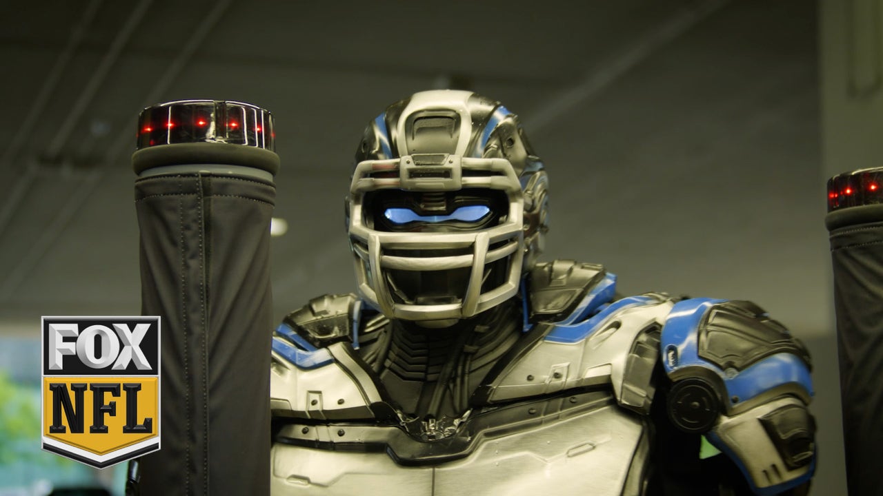 Super Bowl LIX: Cleatus has trouble going through a metal detector at the New Orleans Superdome