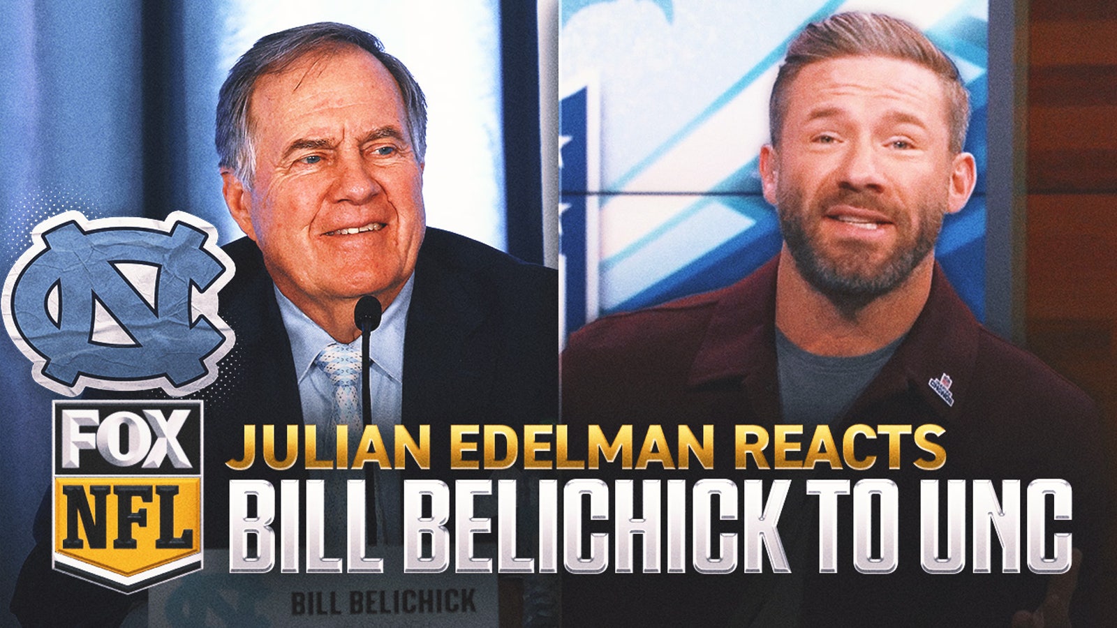 Bill Belichick: Julian Edelman reacts to hiring North Carolina coach | FOX NFL Kickoff