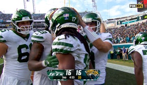 Davante Adams catches 100th career touchdown to give Jets 17-16 lead over Jaguars