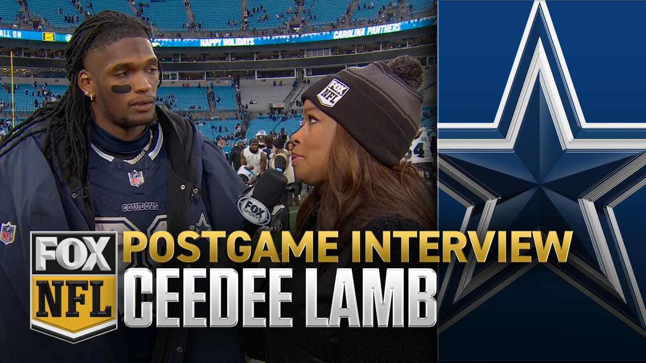 Ceedee Lamb breaks down Cowboys' victory over Panthers | NFL on FOX