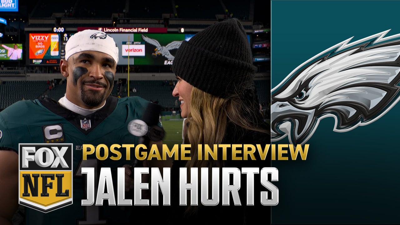 Jalen Hurts on Eagles' 10-game winning streak, strong passing game & more | NFL on FOX