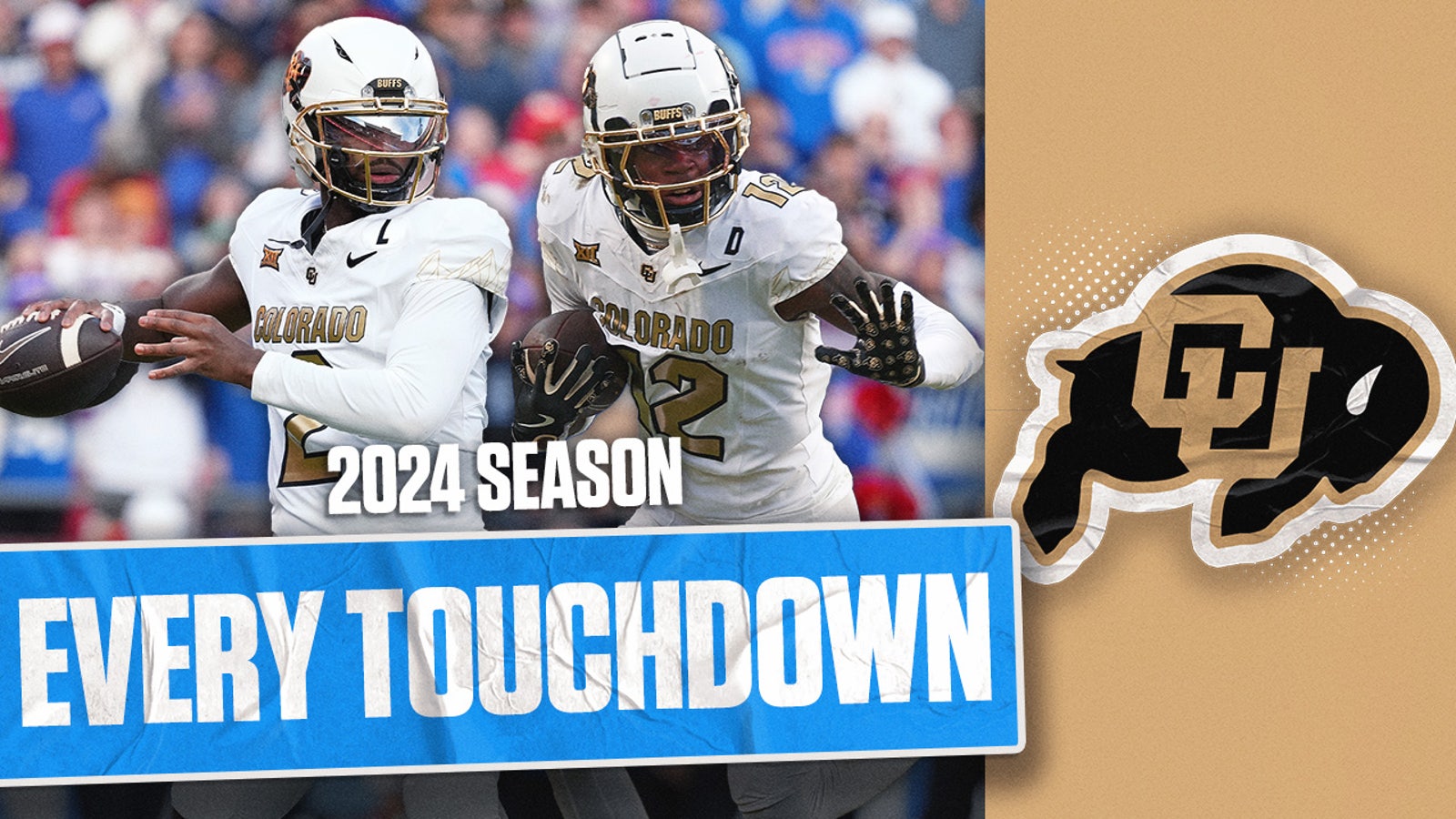 r7n45nko8y631psr Shedeur Sanders, Travis Hunter highlights Colorado 2024 TD Bood