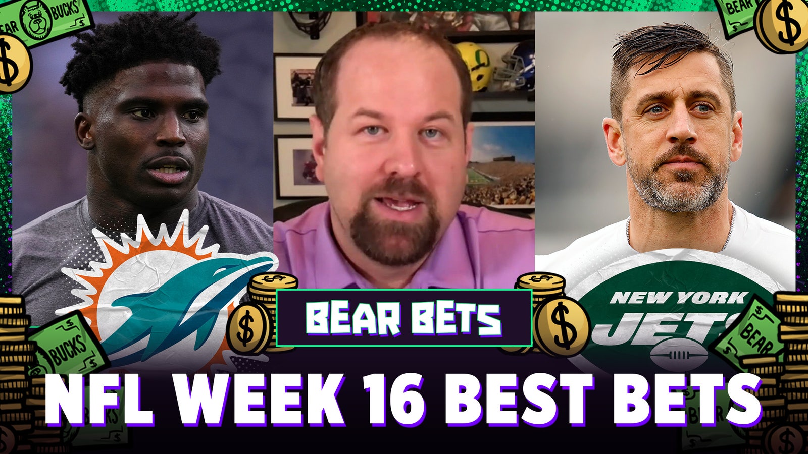 New York Jets and Tyreek Hill OVERS are Best Bets for NFL Week 16 | Bear Bets