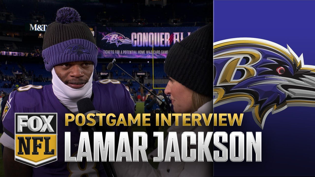 Lamar Jackson on Ravens' win over Steelers and clinching the playoffs – 'It feels good' | NFL on FOX