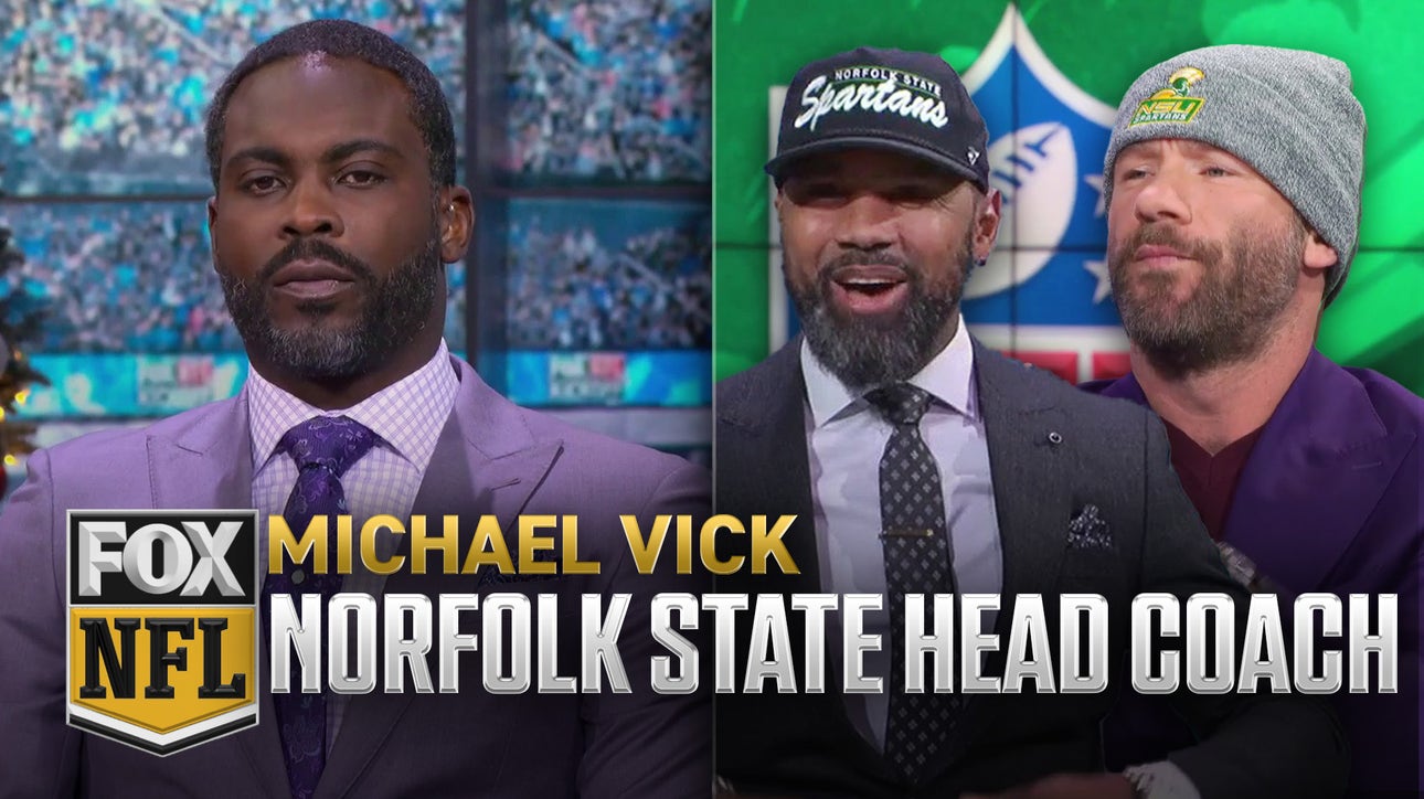 Michael Vick on accepting the head coaching position at Norfolk State | FOX NFL Kickoff