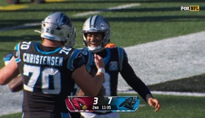 Bryce Young finds the end zone after 23-yard scramble as Panthers extend lead over Cardinals