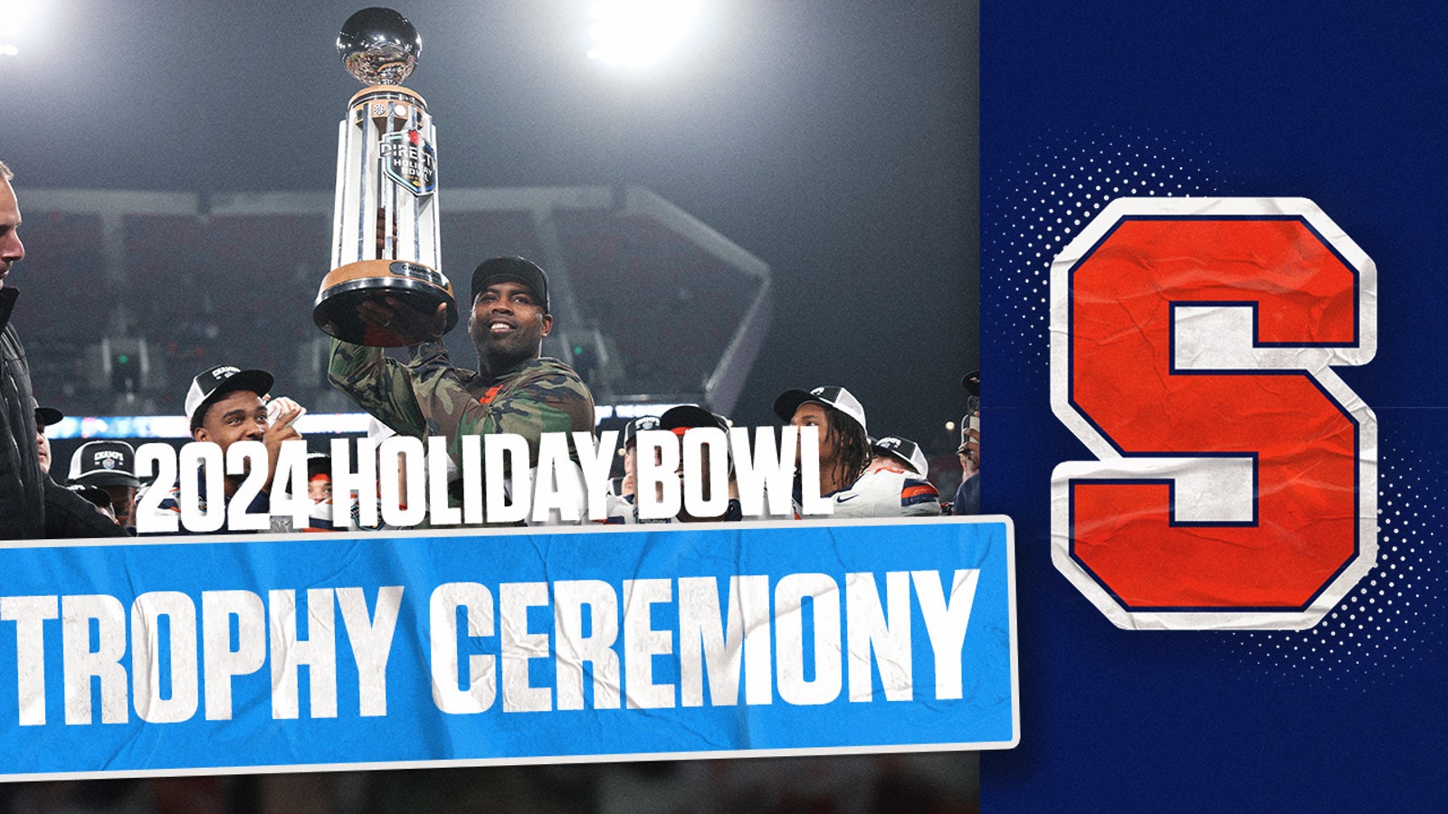 2024 Holiday Bowl: Full trophy ceremony following Syracuse's victory over Washington State