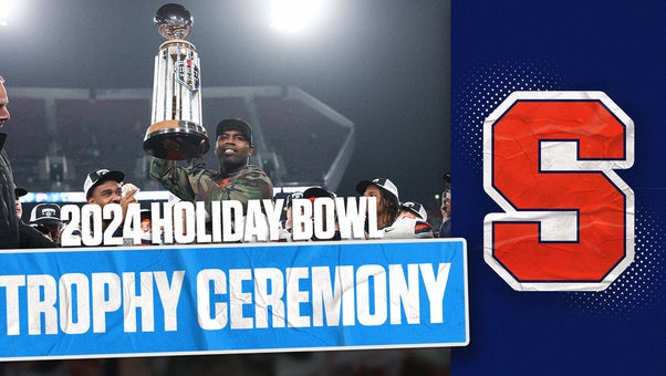 2024 Holiday Bowl: Full trophy ceremony following Syracuse's victory over Washington State