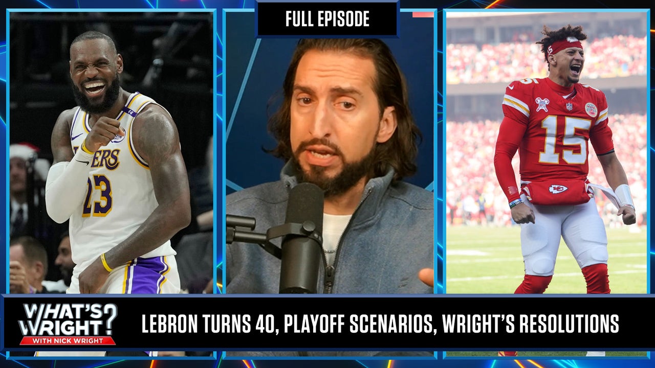 NFL Playoff Scenarios, LeBron Turns 40 & Wright’s Resolutions