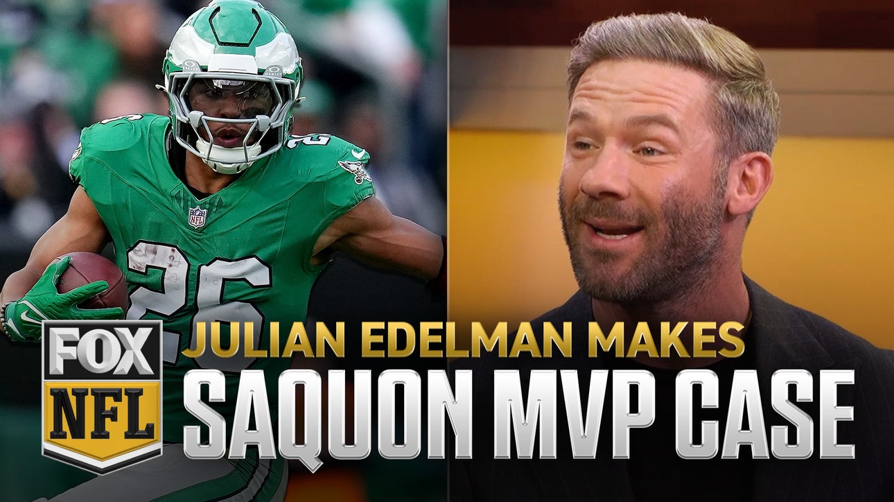 Julian Edelman campaigns for Saquon Barkley to win NFL MVP | FOX NFL Kickoff