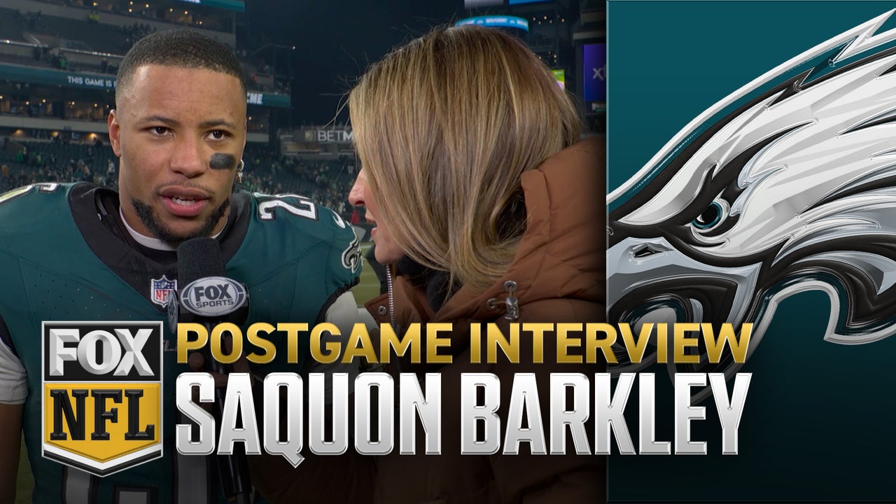 Saquon Barkley on Eagles' Wild Card win over Packers: 'Just want to get the win' | NFL on FOX