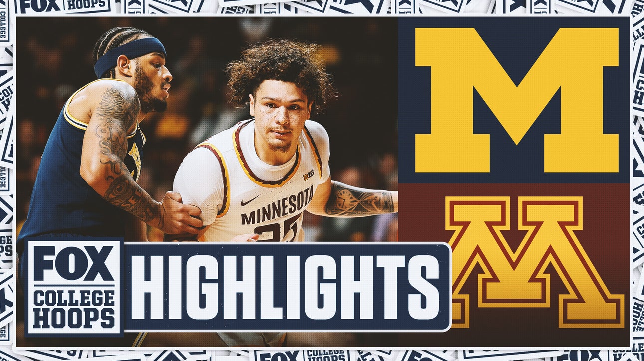 No. 20 Michigan Wolverines vs. Minnesota Golden Gophers Highlights | FOX College Hoops