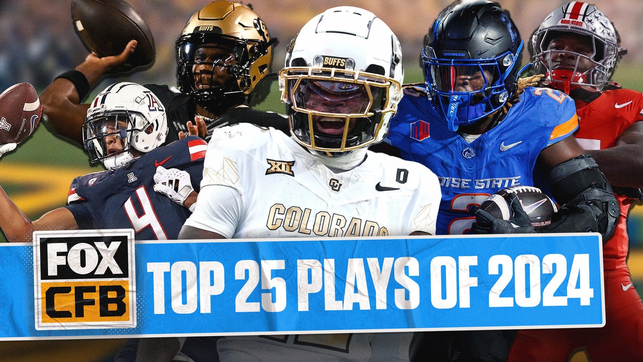 Top 25 Plays of 2024 College Football Season on FOX | FOX College Football