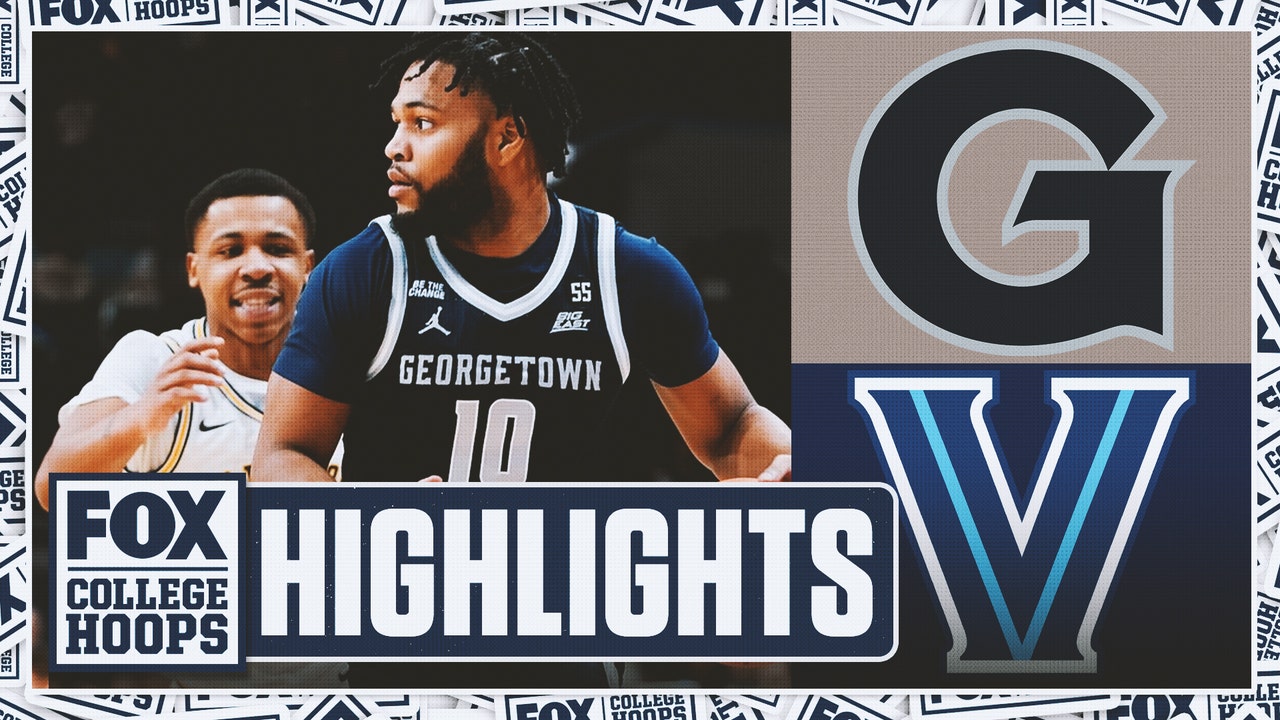 Sorotan Georgetown Hoyas vs.Villanova Wildcats | Lingkaran Perguruan Tinggi FOX