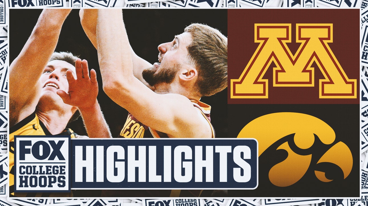 Minnesota Golden Gophers vs. Iowa Hawkeyes Highlights | FOX College Hoops