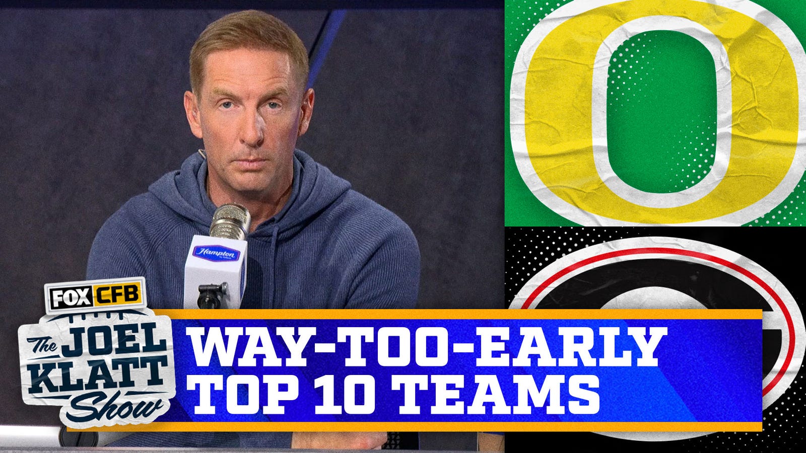 Oregon & Georgia in Joel Klatt's way-too-early top 10