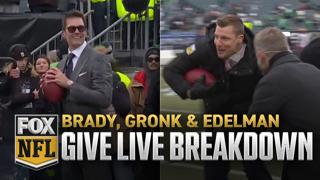 Tom Brady & Rob Gronkowski recreate & break down Jayden Daniels' strong play this postseason 