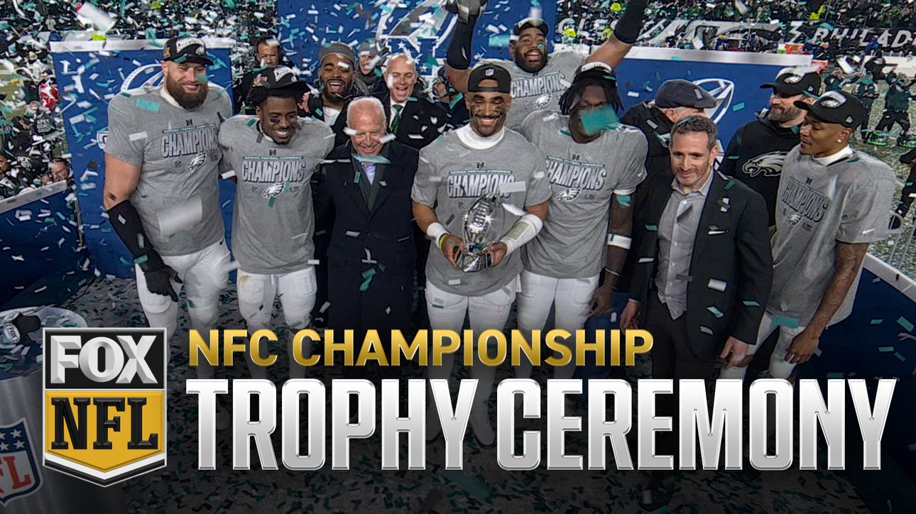 Philadelphia Eagles' NFC Championship Trophy Ceremony | NFL on FOX